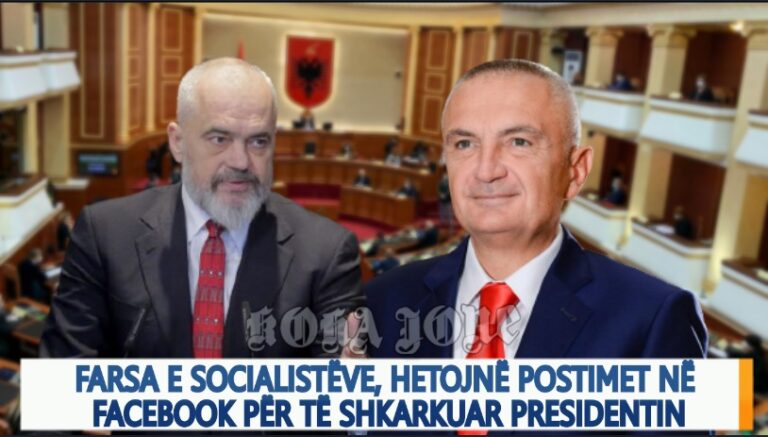 Video-Editoriali i “Koha Jonë”: Farsa e socialistëve, hetojnë postimet në Facebook për të shkarkuar Presidentin
