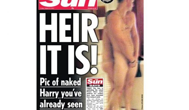 “The Sun” shpërfill lutjet e Pallatit Mbretëror, publikon fotot nudo të Harryt