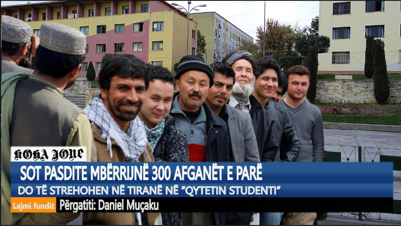 Sot pasdite mbërrijnë 300 afganët e parë, do strehohen në Tiranë në konviktet e “Qytetin Studenti”