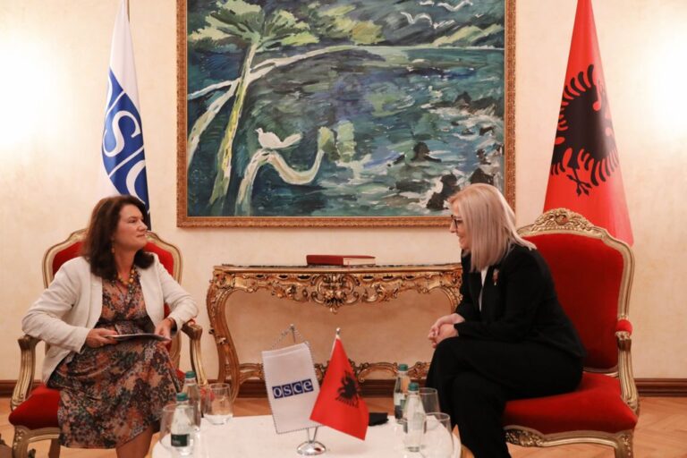 Lindita Nikolla pret Kryesuesen e OSBE-së: Me opozitën thellojmë bashkëpunimin për avancimin e reformave