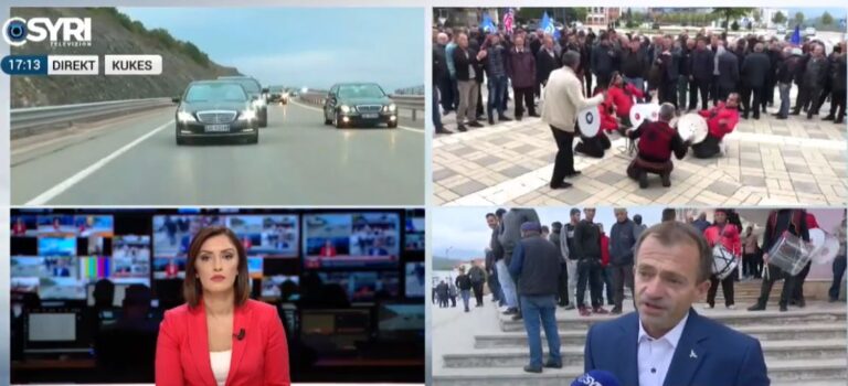 ”Foltorja” në Kukës, pritje madhështore për Berishën në ”Rrugën e Kombit”