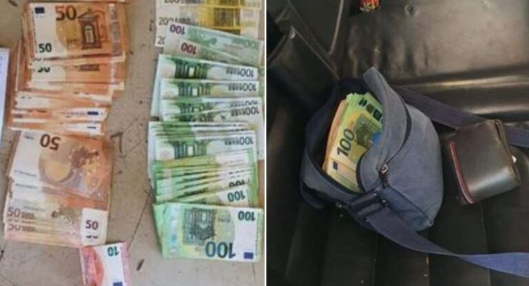 Sekuestrohen mijëra euro të padeklaruara në Qafë Thanë