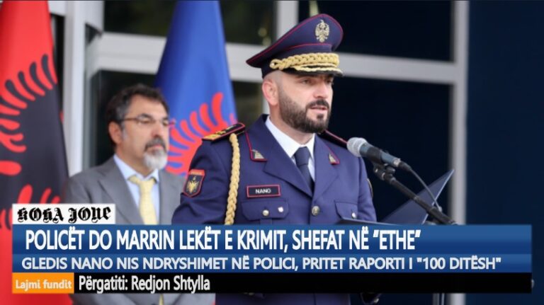 Policët do marrin lekët e krimit, shefat në ”ethe”