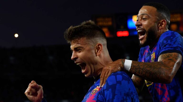 Pique i jep fitoren e parë Barcelonës në Champions, Salzburgu mund Wolfsburgun (VIDEO)