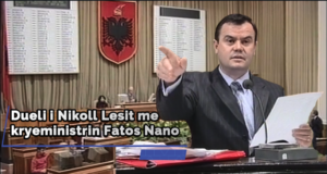 Dueli i Nikoll Lesit me kryeministrin Fatos Nano