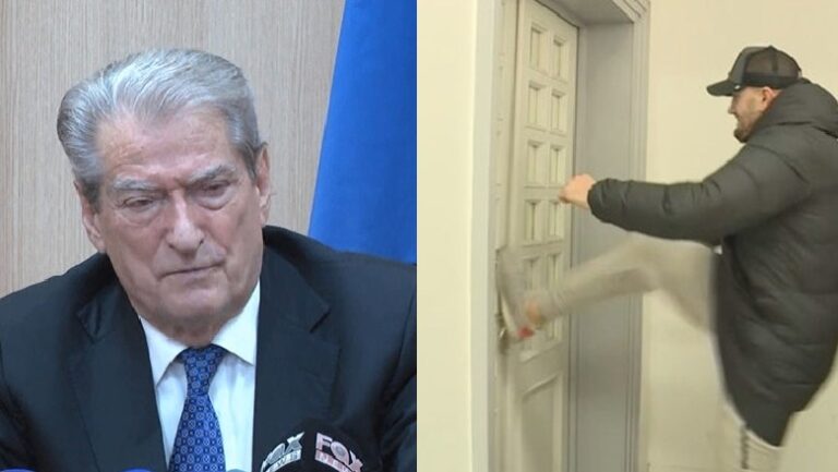 I riu theu derën e PD, Berisha: Më kanë sjellë foto e video të Bashës me Fatjonin