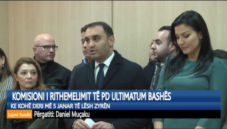 Kronikë/ Komisioni i Rithemelimit të PD ULTIMATUM Bashës: Ke kohë deri më 5 janar të lësh zyrën