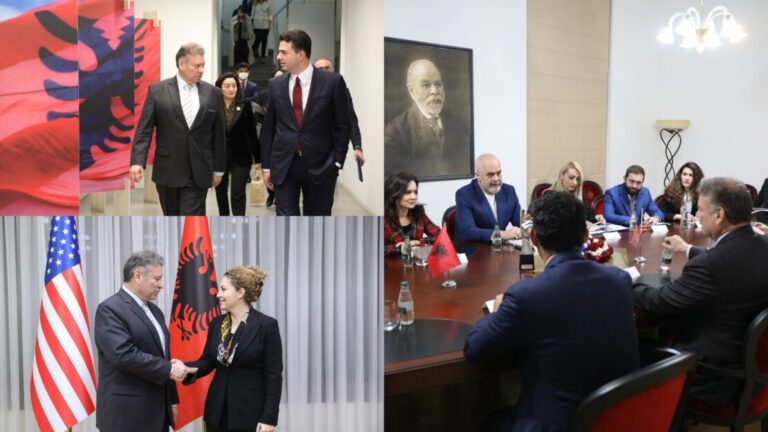 Escobar në Tiranë, ambasada e SHBA-së zbardh takimet: Fokusi te përpjekjet për të minuar demokracinë në Ballkan