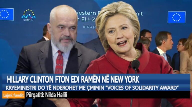 Kronikë/ Hillary Clinton fton Edi Ramën në New York