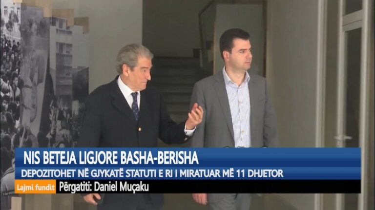 Kronikë/ Nis beteja ligjore Basha-Berisha, depozitohet në gjykatë statuti e ri i miratuar më 11 dhjetor