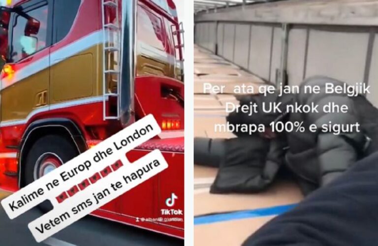 Vijojnë sulmet nga mediat britanike: Mafiozët shqiptarët përdorin Tik-Tok për të kontrabanduar emigrantë me kamionë