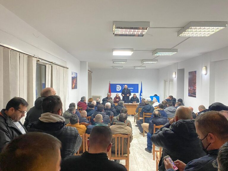 Ervin Salianji në Korçë: PD, e vetmja forcë që mund ta çojë përpara këtë vend