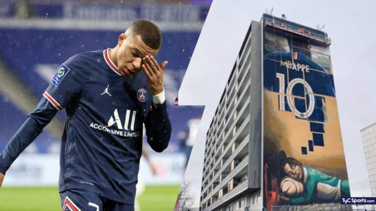 “Mbappe, ti ke vdekur”, sulmuesi francez kërcënohet në muralin në Bondy