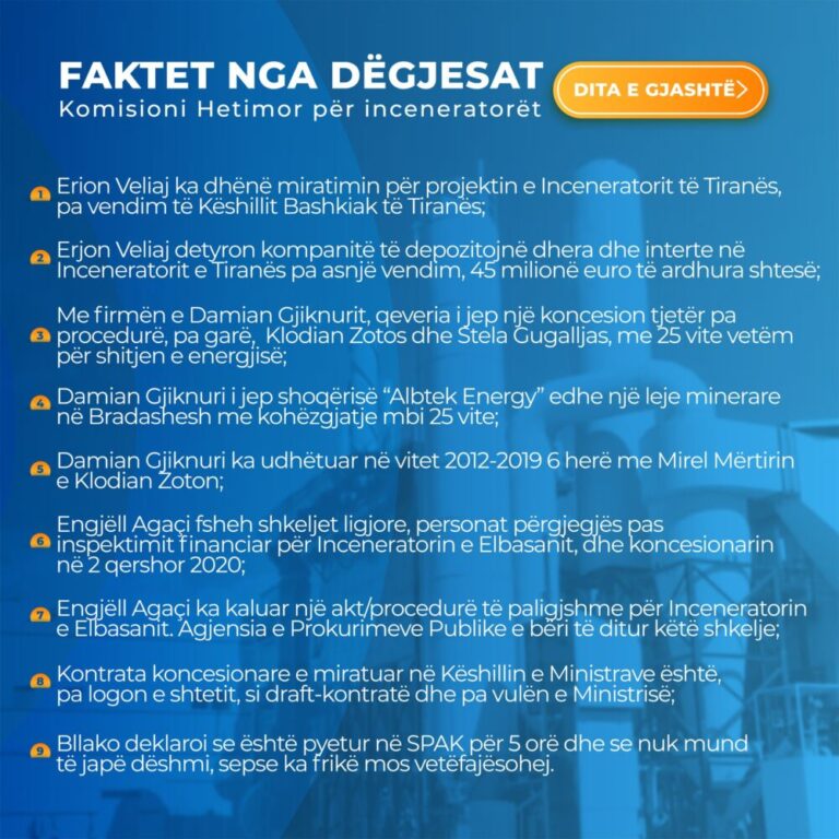Rama dëshmitar për Incerenatorët, PD: 9 faktet që u vërtetuan sot nga Komisioni Hetimor