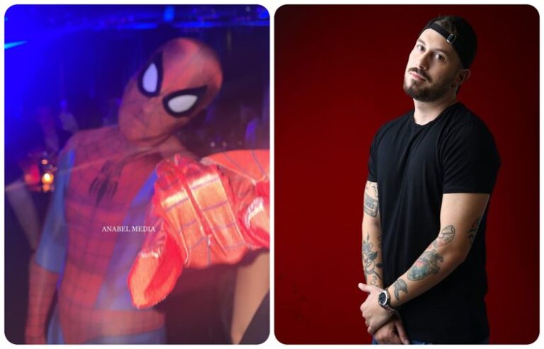 Donaldi i befason të gjithë në festën e BB Vip, shfaqet si Spider-Man (FOTO)