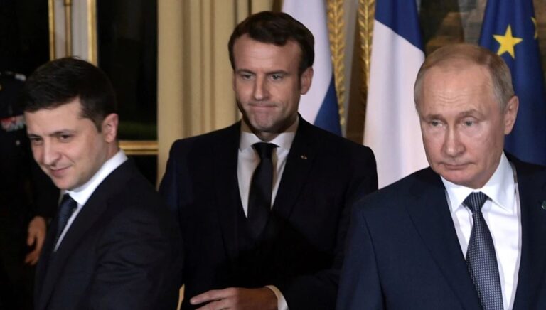 Telefoni diplomatik, presidenti Macron komunikon me Putinin dhe Zelenskyn