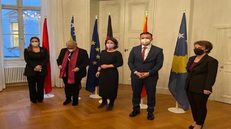 Xhaçka takon ministrat e Gjermanisë, RMV, Kosovës dhe Bosnje-Hercegovinës: Ballkani Perëndimor në BE