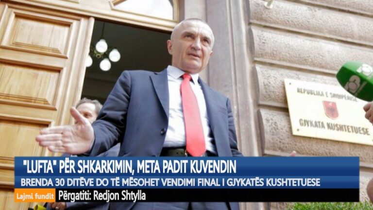Kronikë/ Meta padit Kuvendin