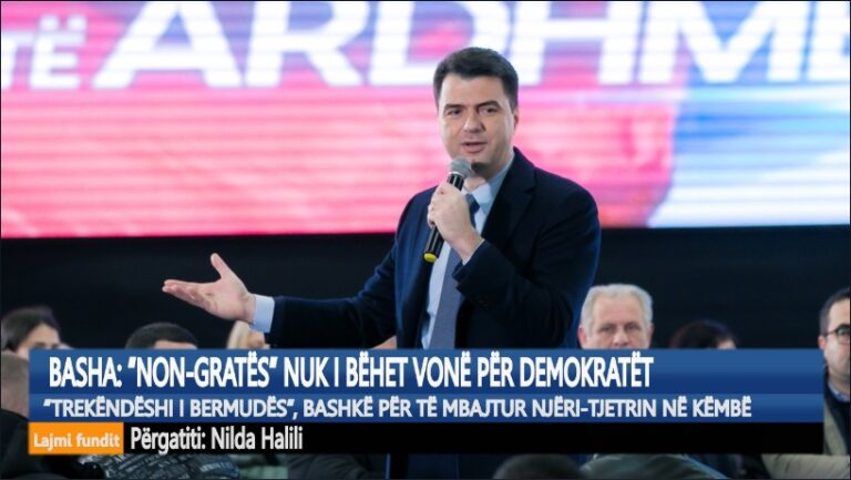 Basha për Berishën: “Non-gratës” nuk i bëhet vonë për demokratët