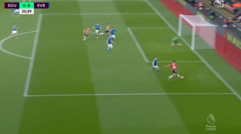 Broja dhuron spektakël në Angli, shikoni çfarë i bën lojtarit të Evertonit (VIDEO)