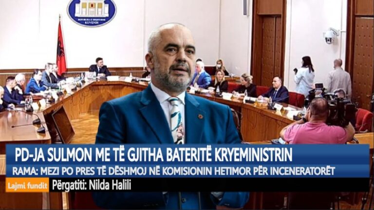 Rama: Mezi po pres të dëshmoj/ PD sulmon me të gjitha bateritë kryeministrin