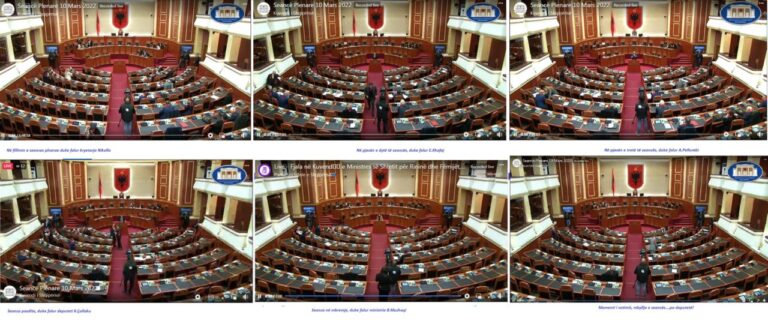 Debati parlamentar në seancë/ Nga 140 deputetë, të pranishëm veç 5-6