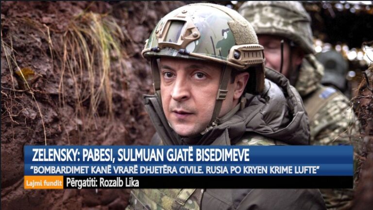 Zelensky: Pabesi, sulmuan gjatë bisedimeve- Rusia po kryen krime lufte!