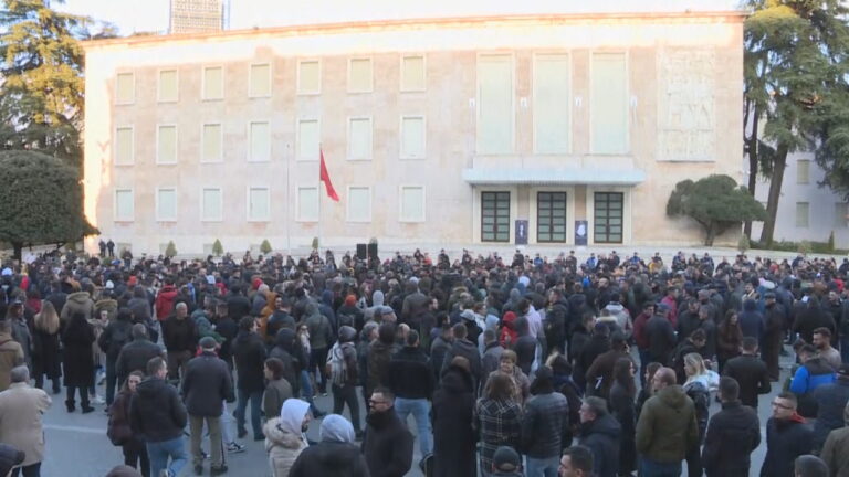 Protestë qytetare para Kryeministrisë kundër rritjes së çmimeve (VIDEO)