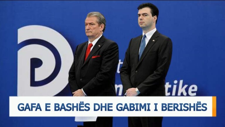 Gafa e Bashës dhe gabimi i Berishës