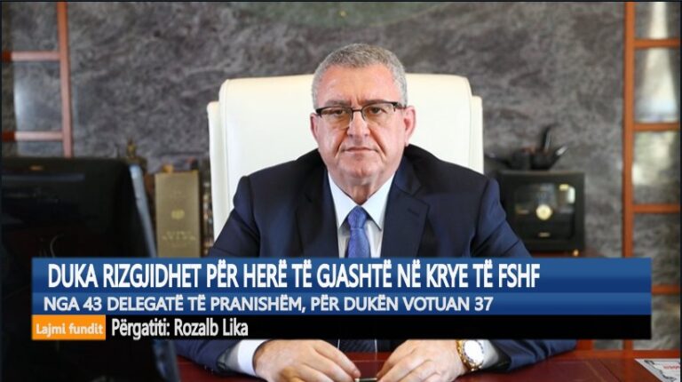 Kronikë/ Duka rizgjidhet për herë të gjashtë në krye të FSHF