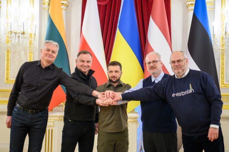 Katër presidentë nga Europa mbërrijnë në Kiev, mungon kreu i shtetit gjerman (FOTO)