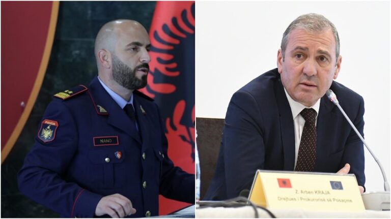 Drejtori i Përgjithshëm i Policisë, Gledis Nano, takim me Arben Krajën në SPAK