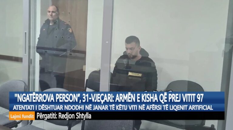 ”Ngatërrova person”, 31-vjeçari: Armën e kisha që prej vitit 97