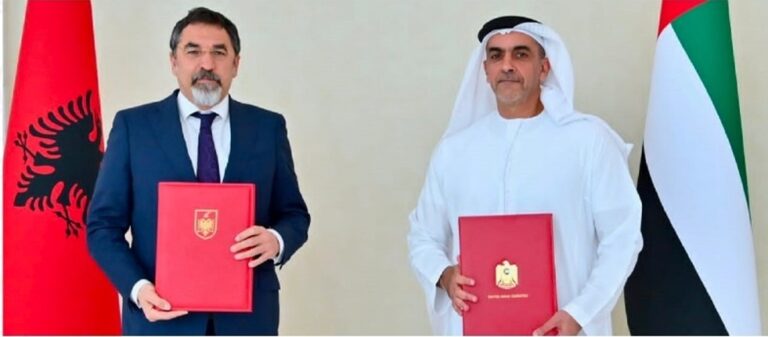 Bledi Çuçi nënshkruan marrëveshjen me Emiratet e Bashkuara Arabe: Bashkëpunim në fushën e sigurisë dhe luftën kundër krimit