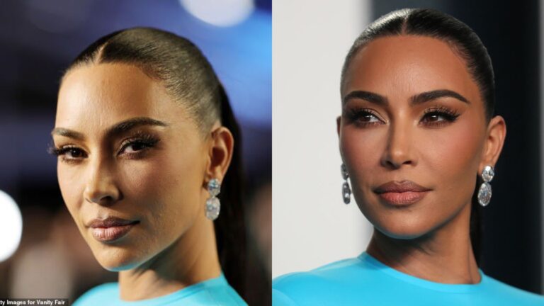Fansat e zhgënjyer, shohim fytyrën e Kim Kardashian pa photoshop