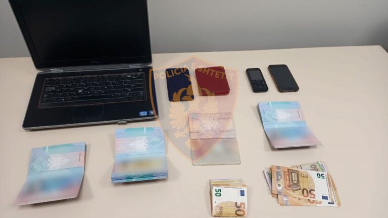 Falsifikonin pasaporta dhe viza drejt Anglisë, arrestohen tre persona