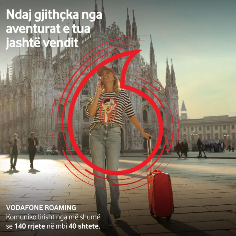Me Vodafone ka lidhje me 140 rrjete të botës
