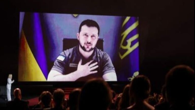 Zelensky mban një fjalim në Festivalin e Kanës: Diktatori do të humbasë