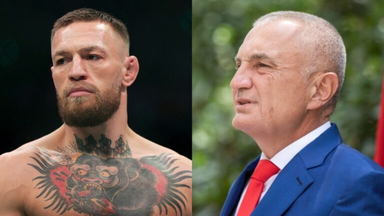 Kampioni McGregor bën tag në një foto Presidentin Ilir Meta (Fotolajm)