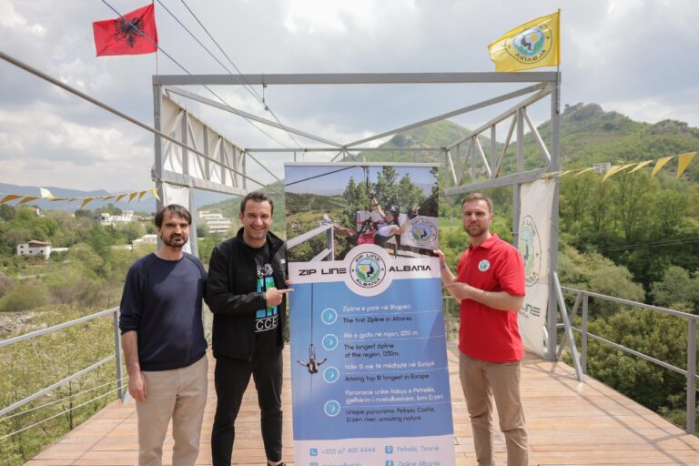 Ndërtohet në Tiranë zipline më i madhi në Ballkan, Veliaj: Mundësi fantastike për të eksploruar rrethinat