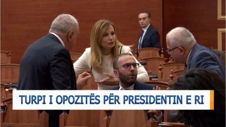 Turpi i opozitës për Presidentin e ri
