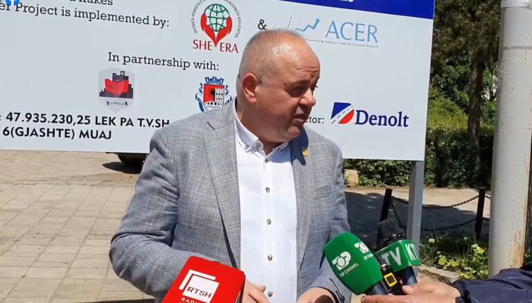 Safet Gjici: Ka nisur rehabilitimi i kolektorit të ujrave të zeza në qytetin e Kukësit