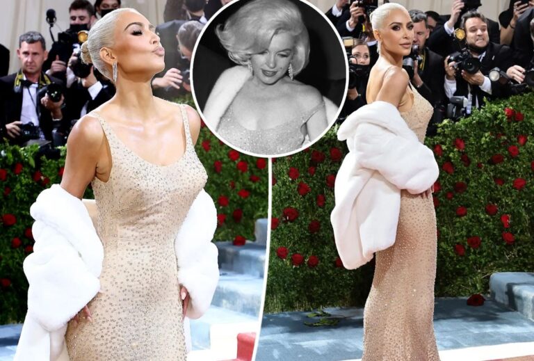 Met Gala, Kim Kardashian vesh fustanin ikonik të Marilyn Monroe me vlerë 5 milionë dollarë (FOTO)