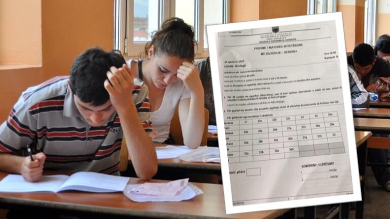 Dalin notat e provimit të matematikës, 234 maturantë kanë marrë 10 absolute