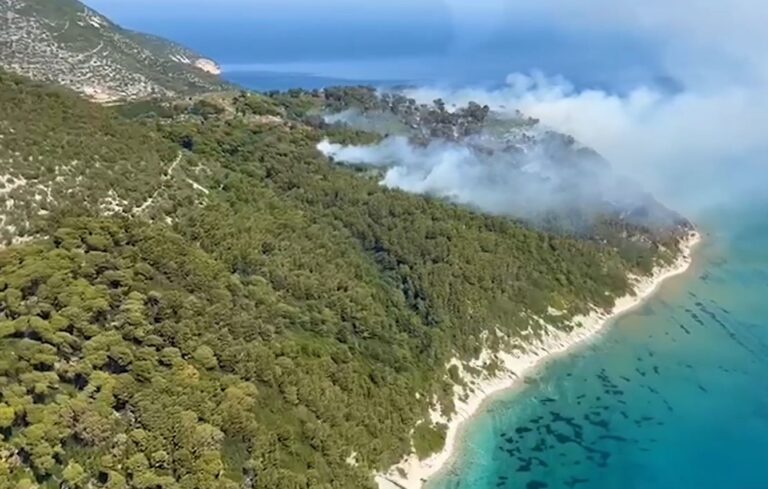 Kryeministri publikon pamjet e zjarrit në Sazan. Ndërkohë Berisha thotë se ushtria ndodhet në kolaps të plotë