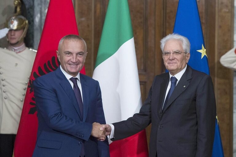 Presidenti Meta uron homologun italian për festën kombëtare të Italisë: Marrëdhëniet e shkëlqyera mes vendeve janë forcuar