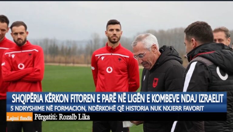 Shqipëria kërkon fitoren e parë në Ligën e Kombeve ndaj Izraelit
