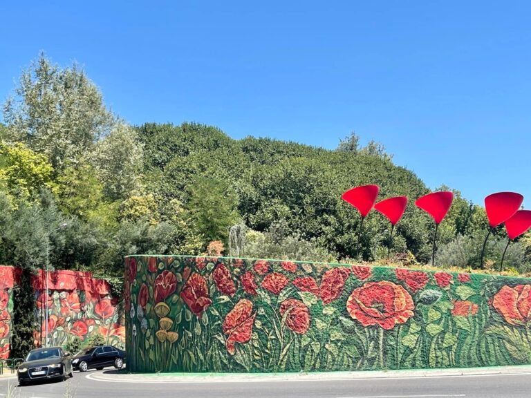 Rama e nis ditën me një vepër arti nga Arjol Pepi në rrethrrotullimin e Varrezave të Dëshmorëve të Kombit