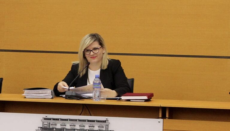 Anëtarja e KPK-së Etleda Çiftja paraqitet në GJKKO