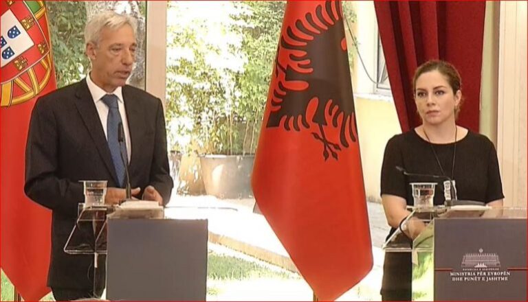 Ministrja e Jashtme pret homologun portugez, Xhaçka: Mbështetën procesin integrues të Shqipërisë